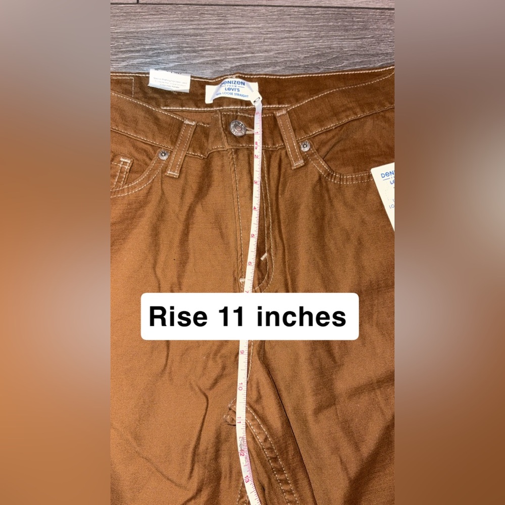 Denizen Levi’s Utility 90’s Loose Straight Sz 4/27 New W Tags Mid Rise Comfort - Picture 8 of 10